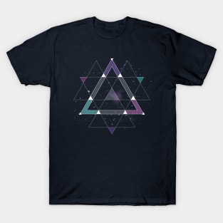 Geometric Space Graphic T-Shirt